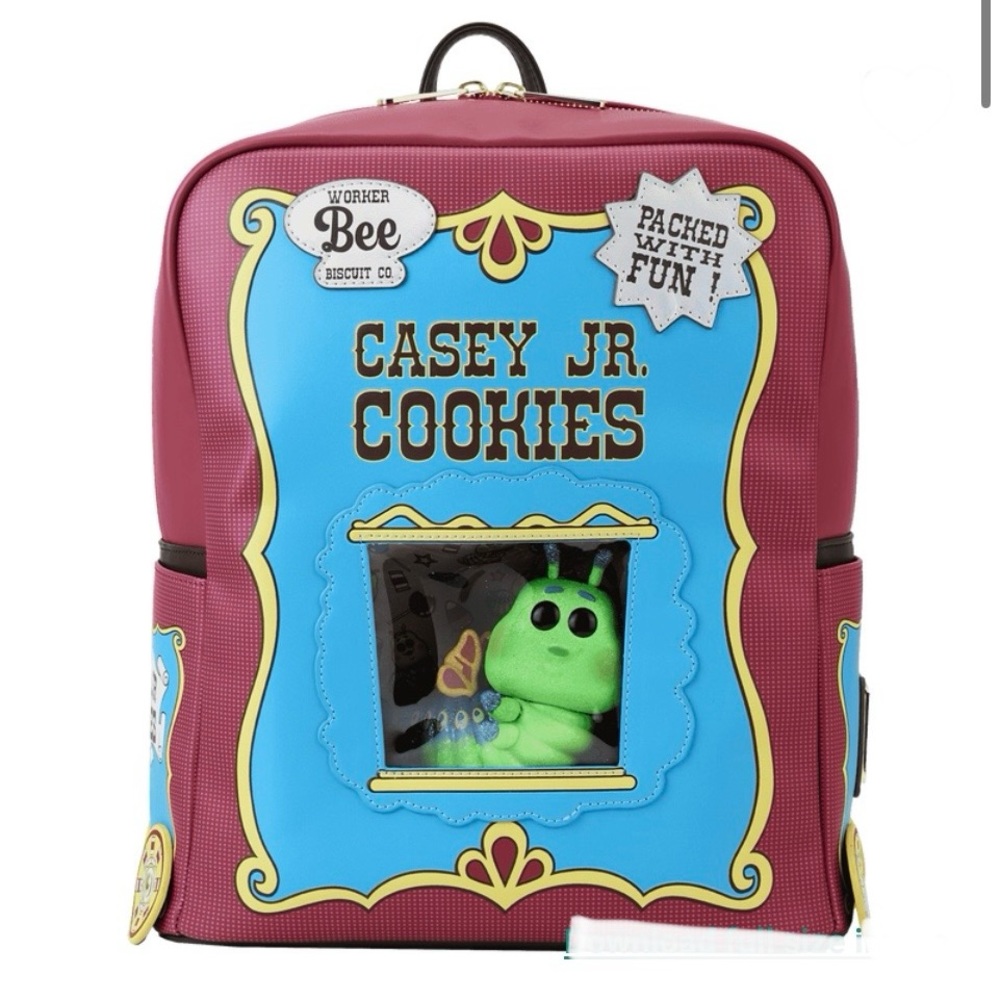 NWT SDCC Casey Jr LIMITED EDITION Loungefly Backpack with POP figure
